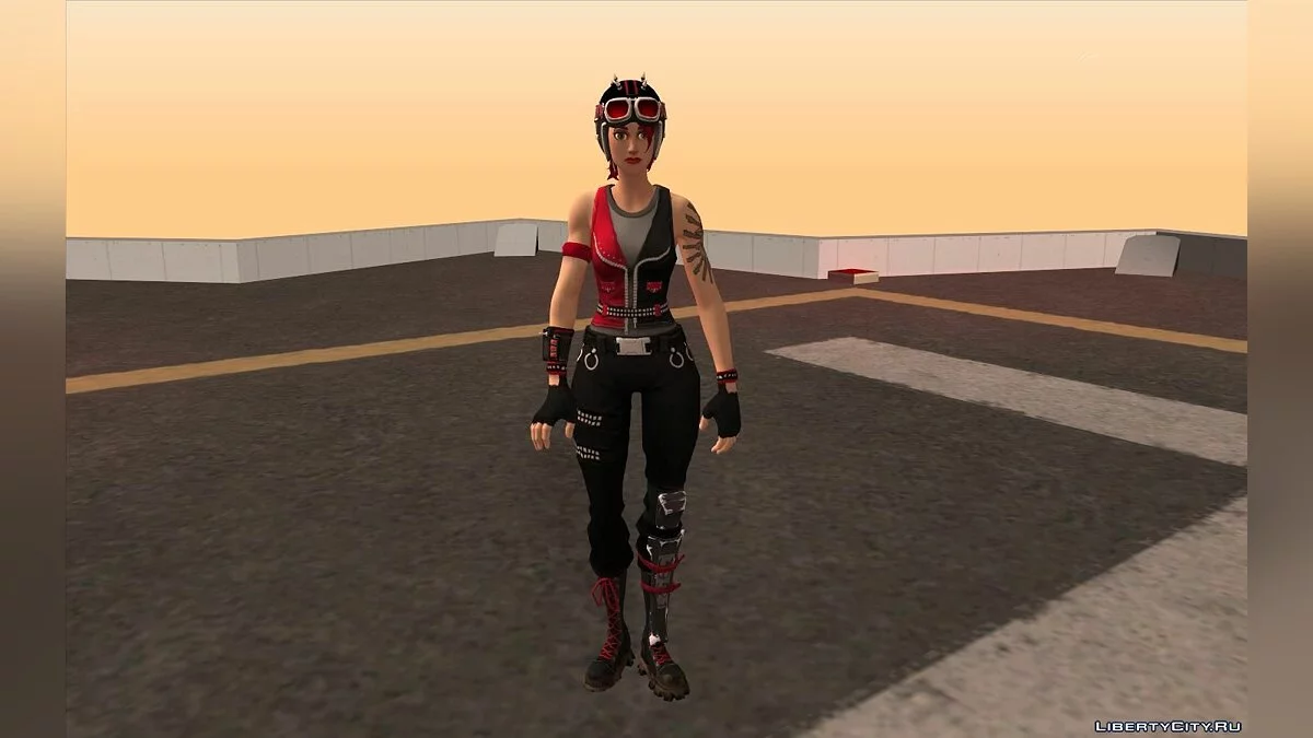 Biker-Skins aus dem Spiel Fortnite / GTA San Andreas