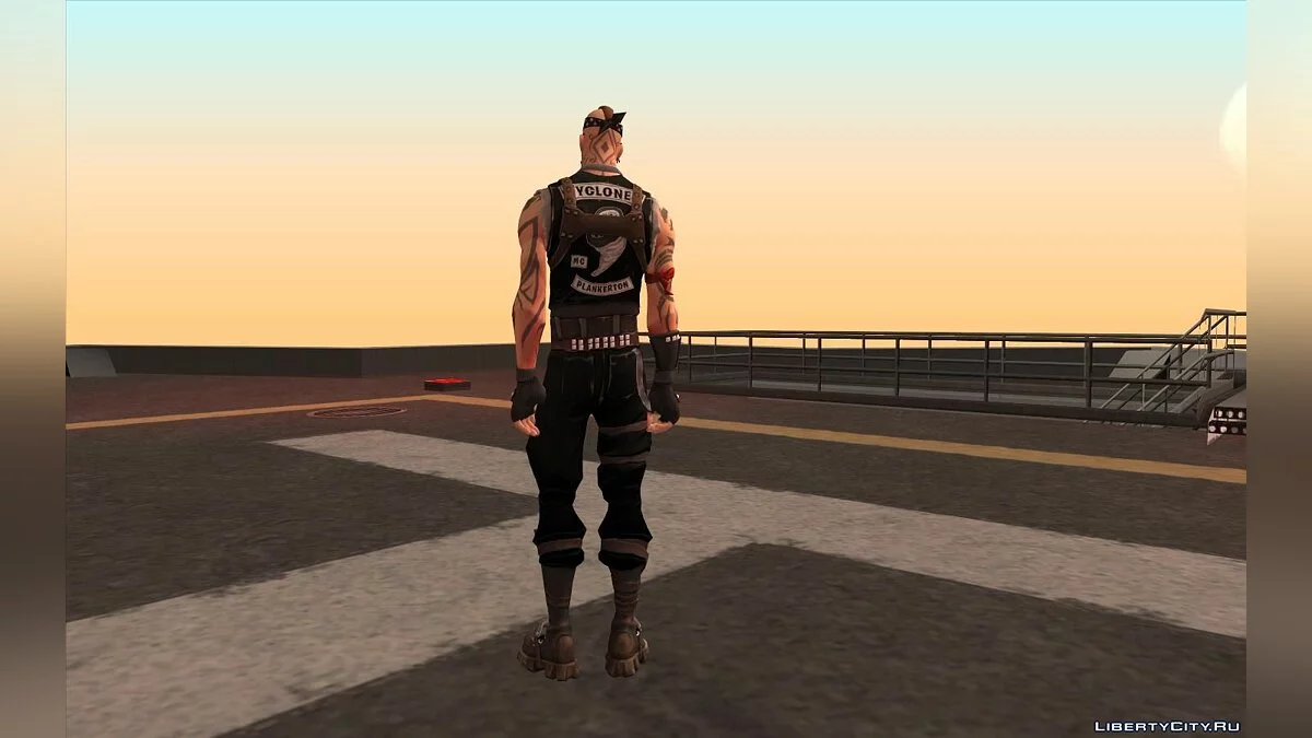 Biker-Skins aus dem Spiel Fortnite / GTA San Andreas