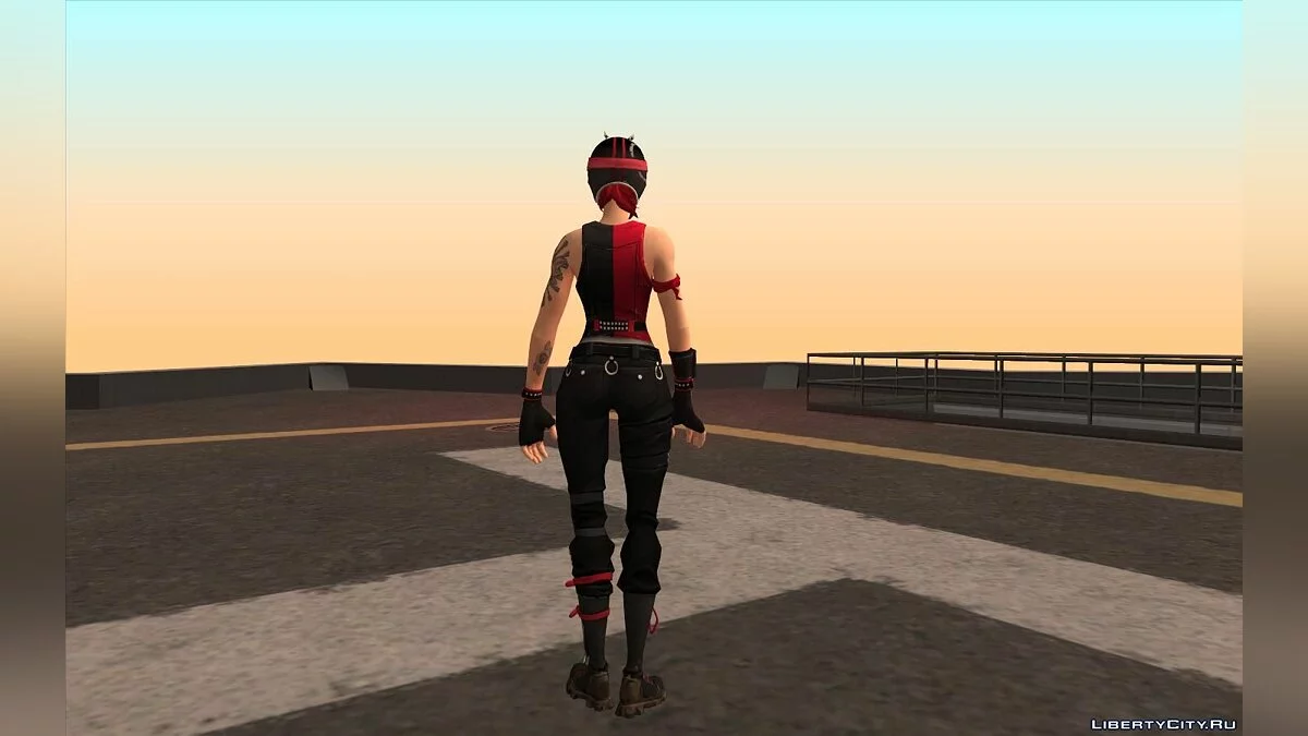 Biker-Skins aus dem Spiel Fortnite / GTA San Andreas