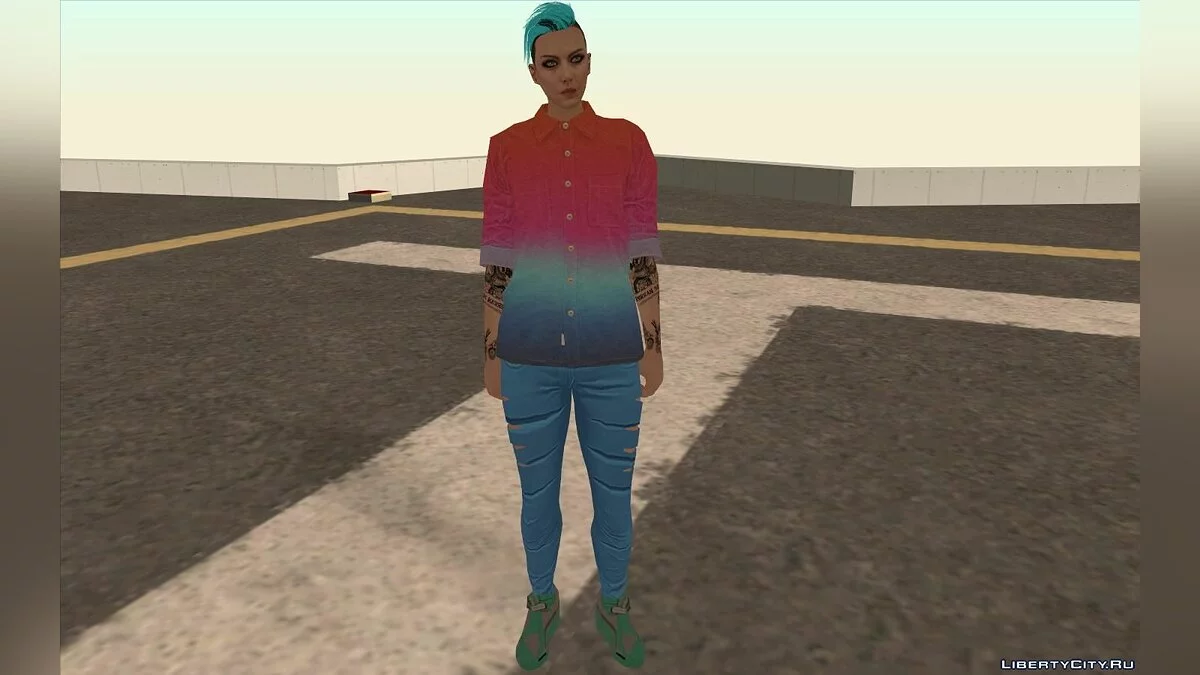GTA Online After Hours DLC Skin Pack / GTA San Andreas