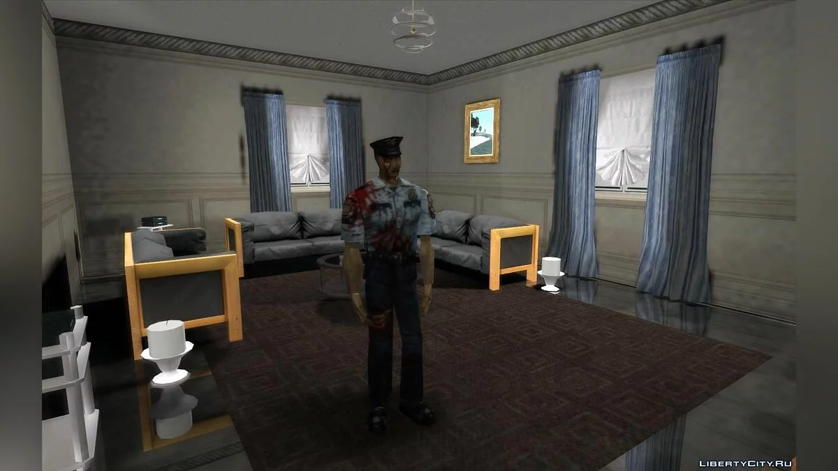 Coleção de zumbis dos jogos Resident Evil 1, 2 e 3 / GTA San Andreas