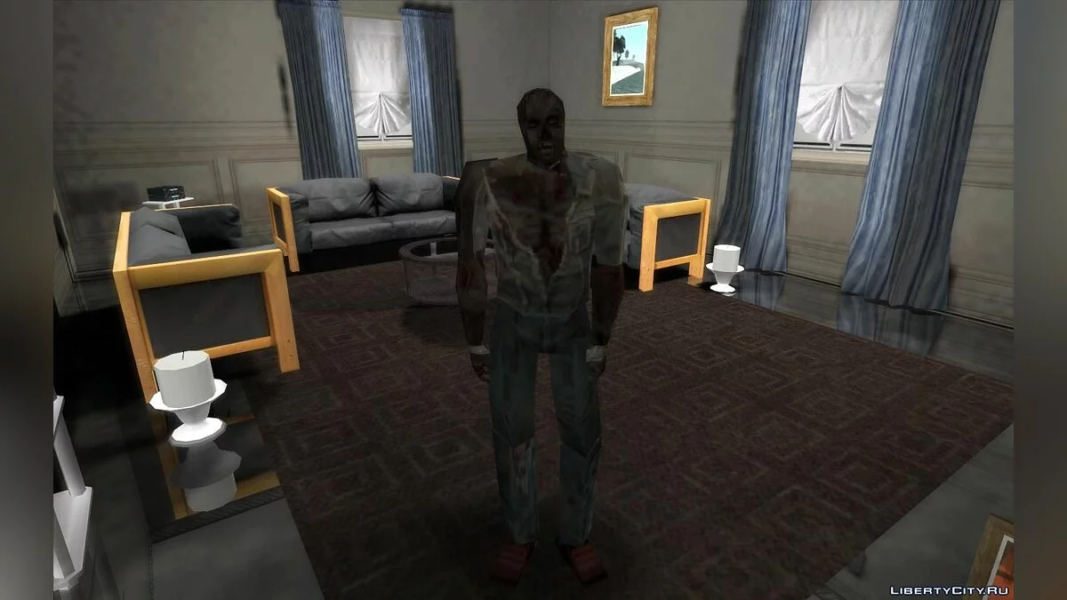 Coleção de zumbis dos jogos Resident Evil 1, 2 e 3 / GTA San Andreas