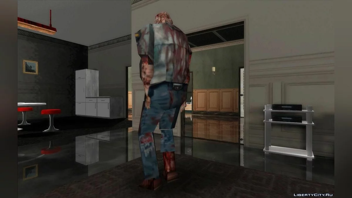 Coleção de zumbis dos jogos Resident Evil 1, 2 e 3 / GTA San Andreas