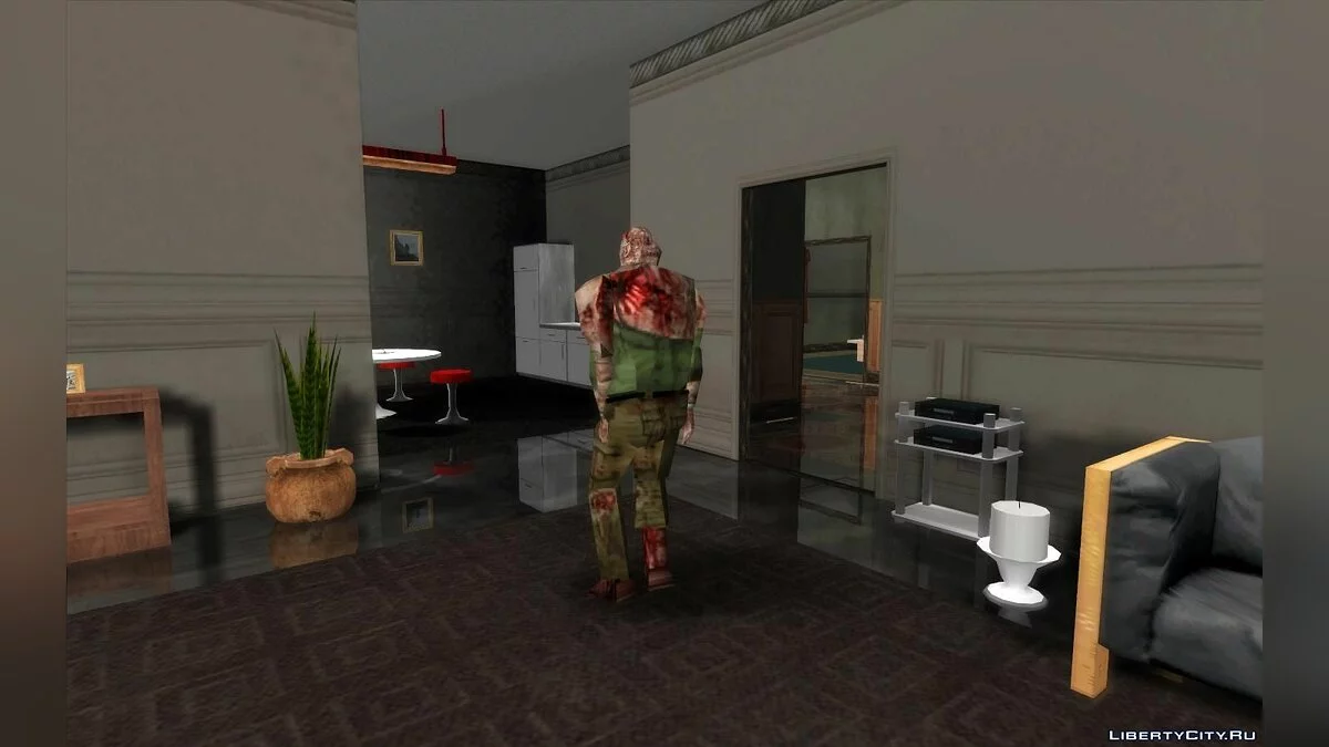 Coleção de zumbis dos jogos Resident Evil 1, 2 e 3 / GTA San Andreas
