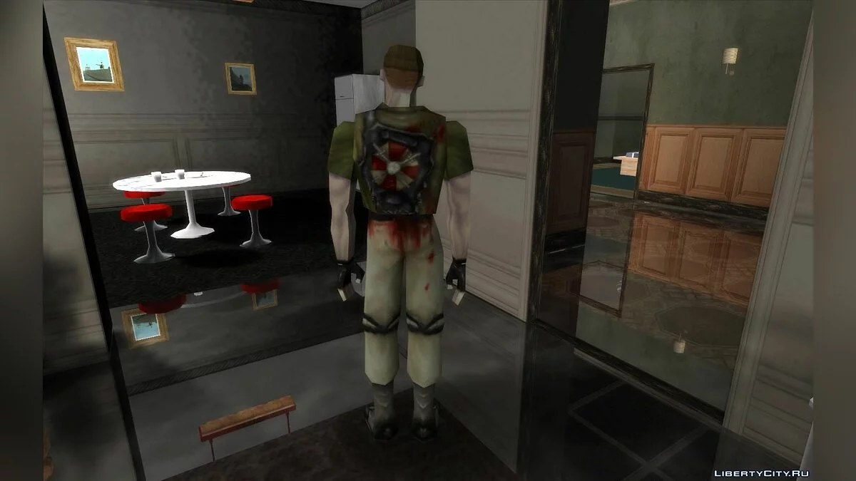 Coleção de zumbis dos jogos Resident Evil 1, 2 e 3 / GTA San Andreas