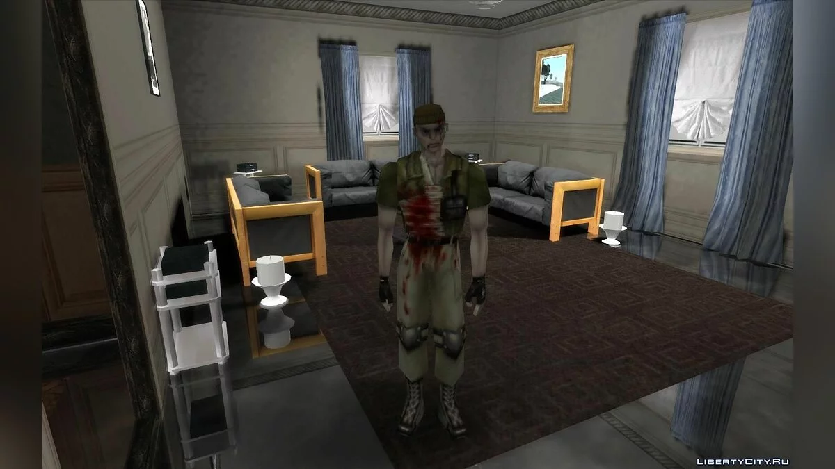 Coleção de zumbis dos jogos Resident Evil 1, 2 e 3 / GTA San Andreas