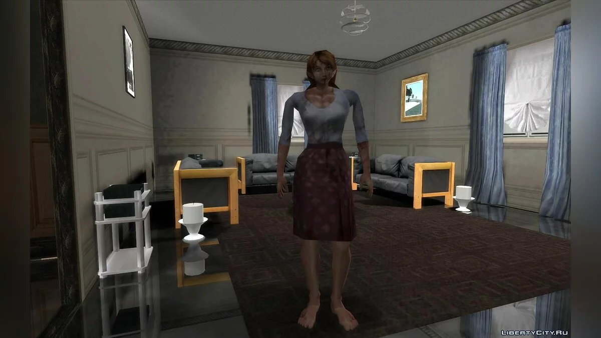 Coleção de zumbis dos jogos Resident Evil 1, 2 e 3 / GTA San Andreas
