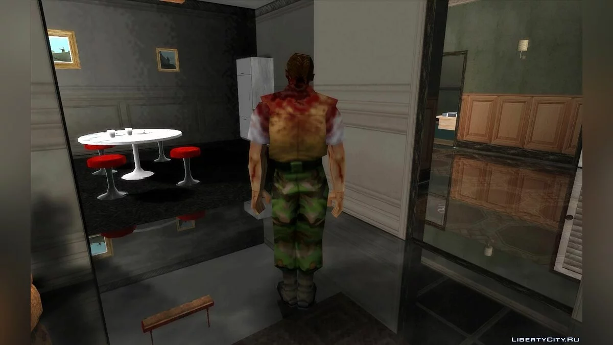 Coleção de zumbis dos jogos Resident Evil 1, 2 e 3 / GTA San Andreas