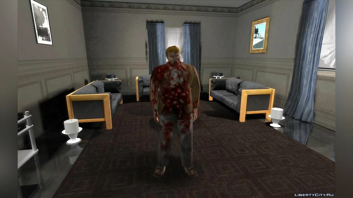 Coleção de zumbis dos jogos Resident Evil 1, 2 e 3 / GTA San Andreas