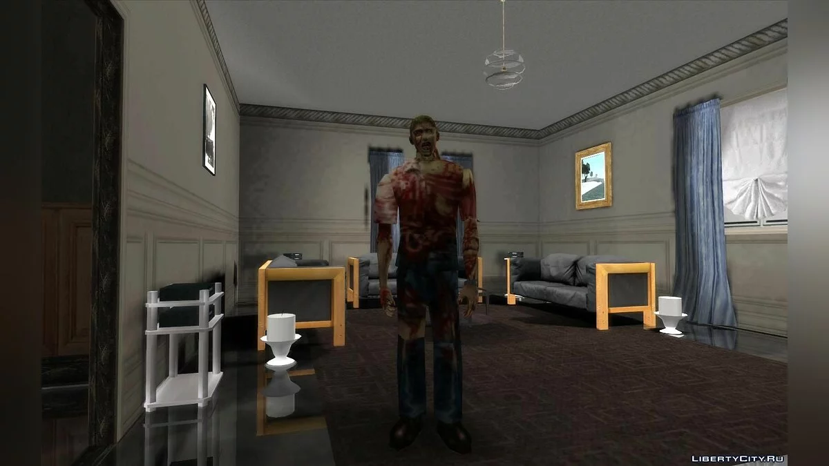 Coleção de zumbis dos jogos Resident Evil 1, 2 e 3 / GTA San Andreas