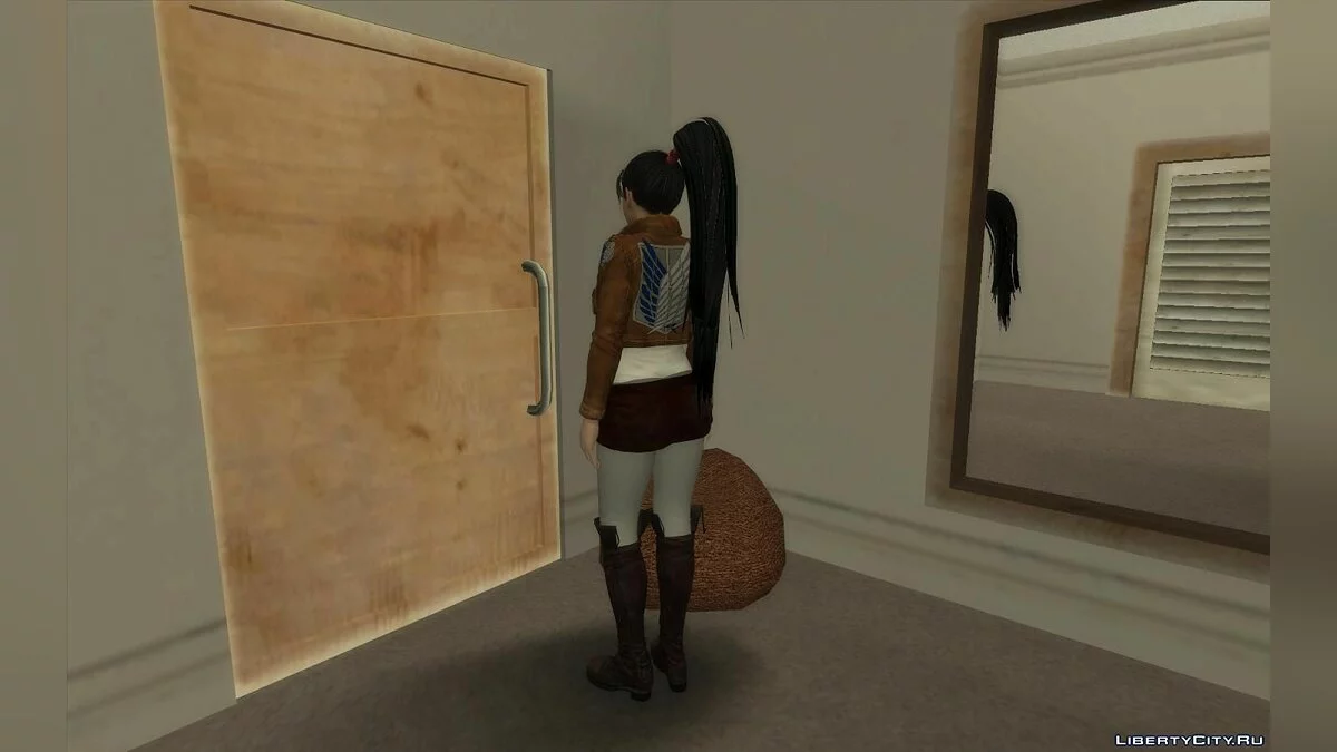 Momiji in Costume from Attack on Titan / GTA San Andreas