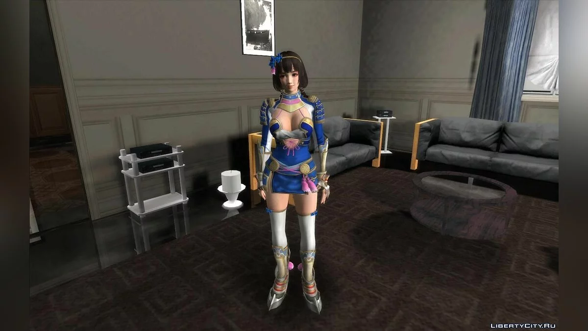 Naotora Ii en traje de DOA 5 / GTA San Andreas