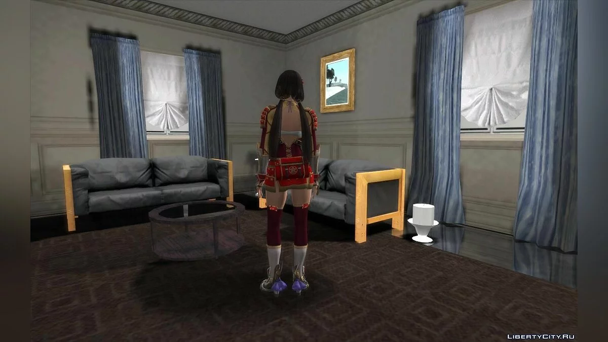 Naotora Ii en traje de DOA 5 / GTA San Andreas