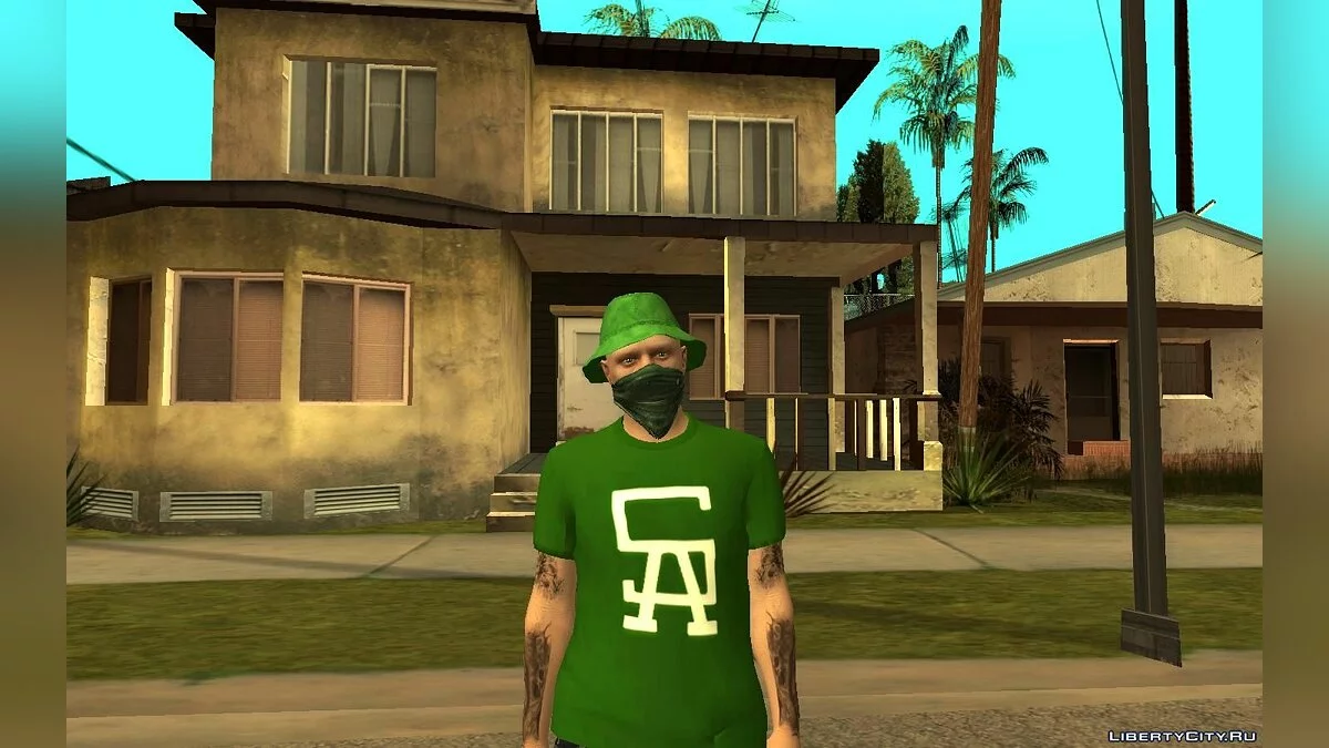 Grove ST. Family Skin Pack from GTA Online / GTA San Andreas