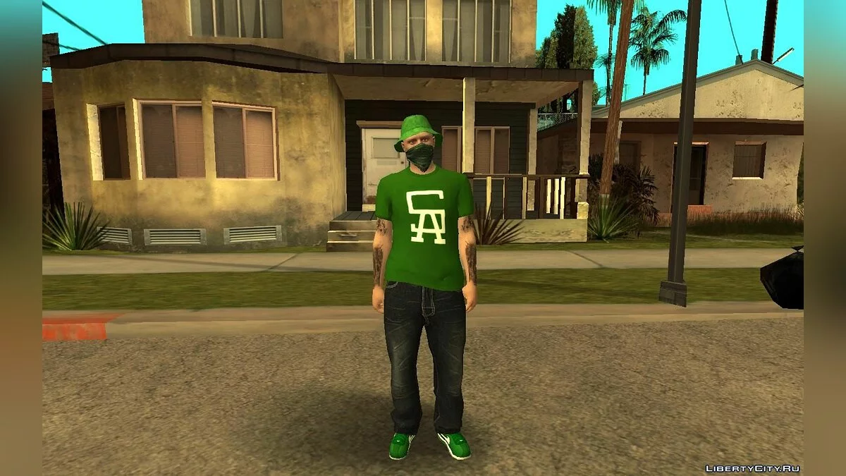 Grove ST. Family Skin Pack from GTA Online / GTA San Andreas