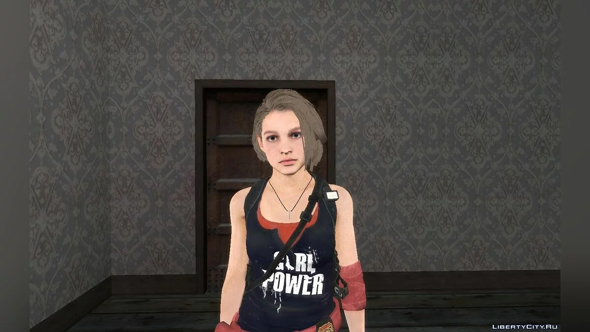 Jill du jeu Resident Evil 3 Remake / GTA San Andreas