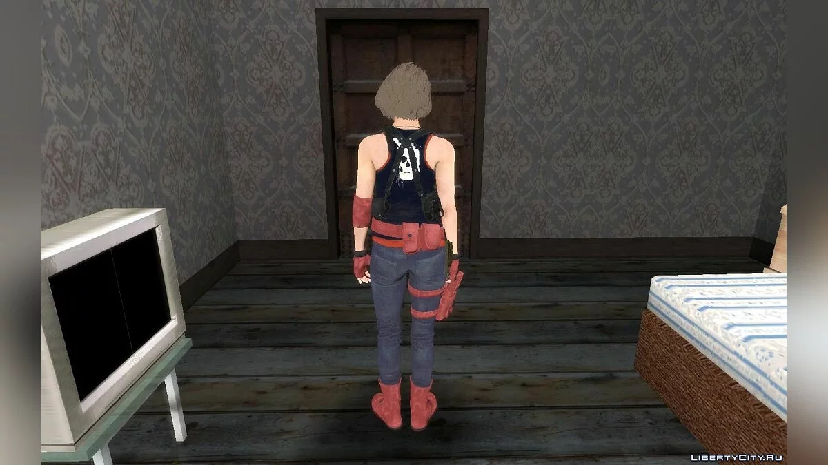 Jill du jeu Resident Evil 3 Remake / GTA San Andreas