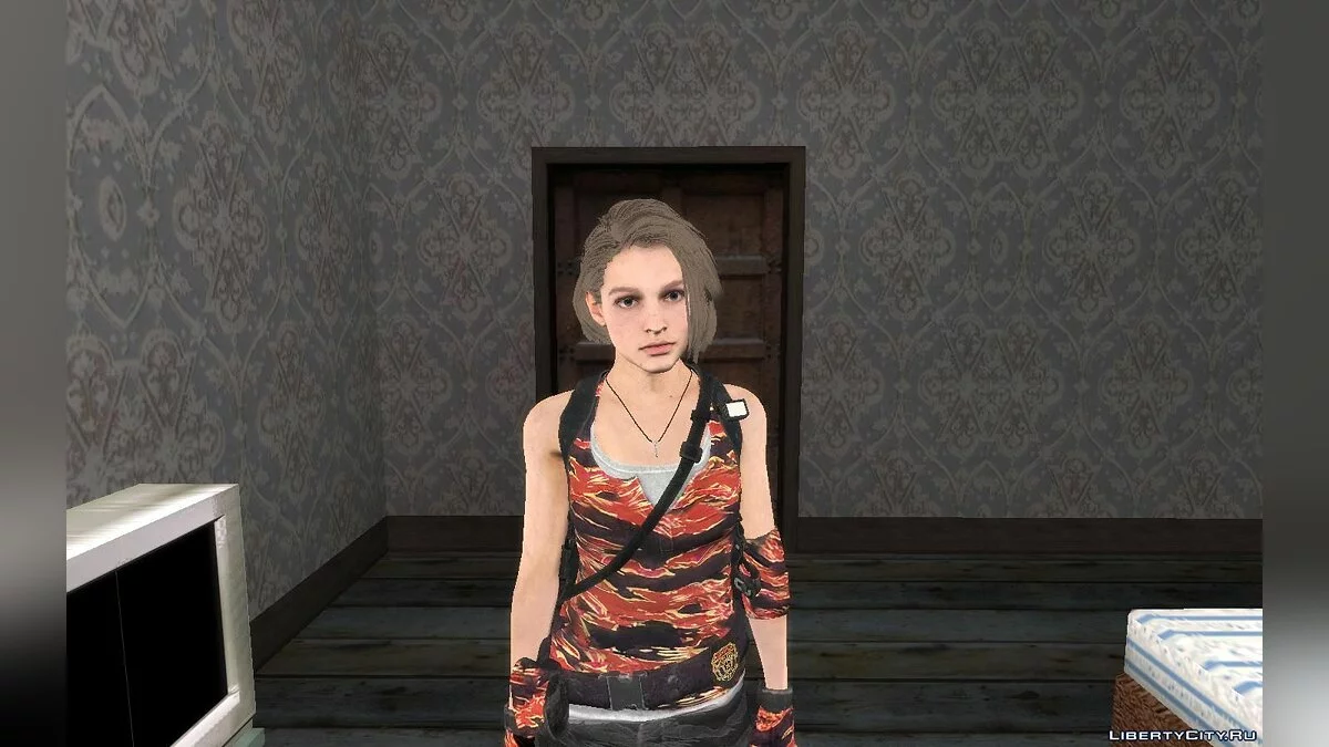 Jill du jeu Resident Evil 3 Remake / GTA San Andreas