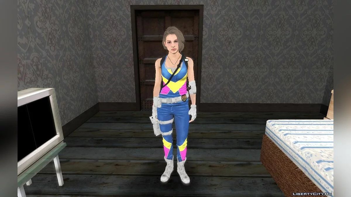 Jill du jeu Resident Evil 3 Remake / GTA San Andreas