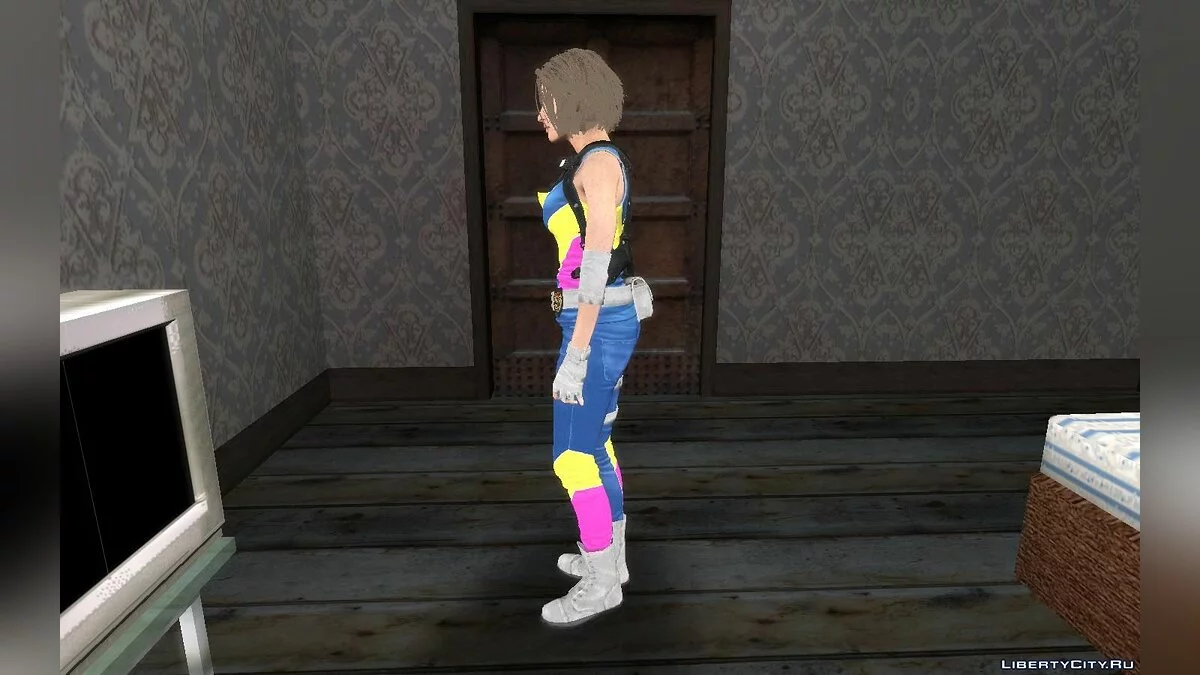 Jill du jeu Resident Evil 3 Remake / GTA San Andreas