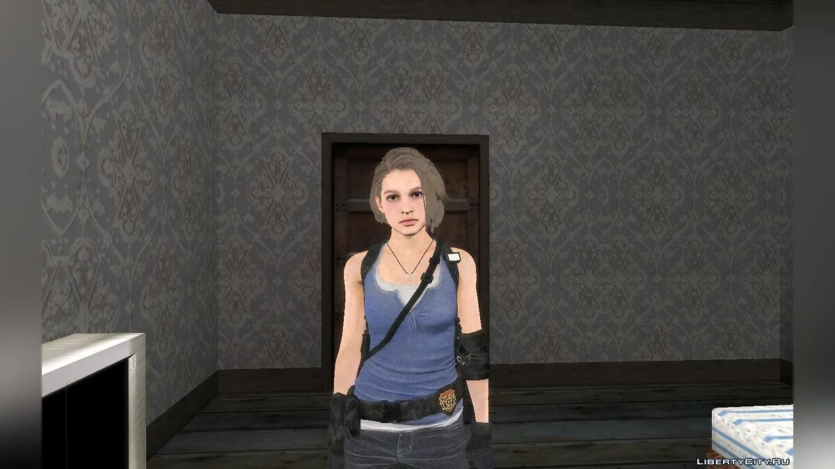 Jill du jeu Resident Evil 3 Remake / GTA San Andreas