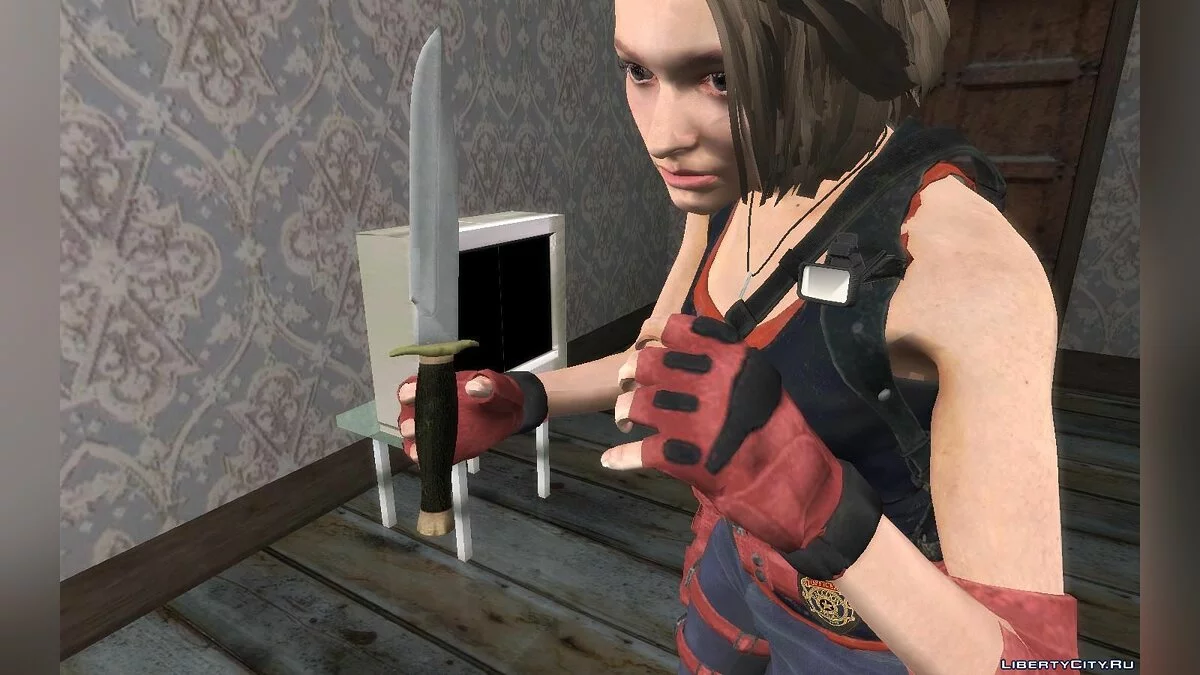 Jill du jeu Resident Evil 3 Remake / GTA San Andreas