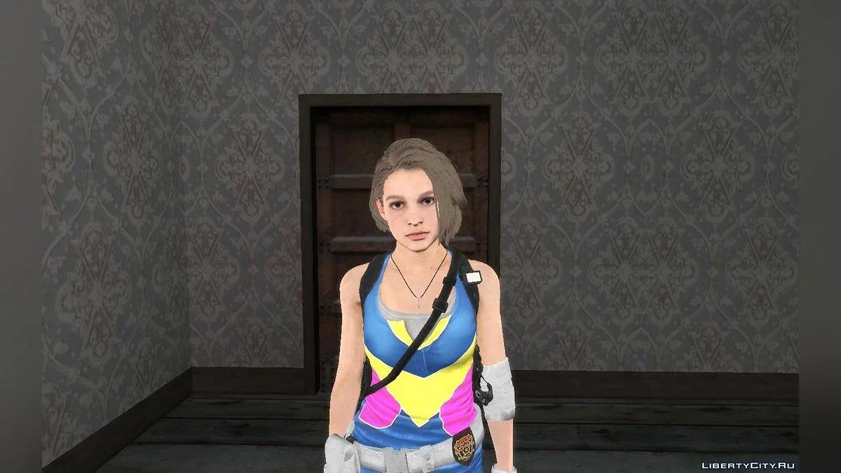 Jill du jeu Resident Evil 3 Remake / GTA San Andreas