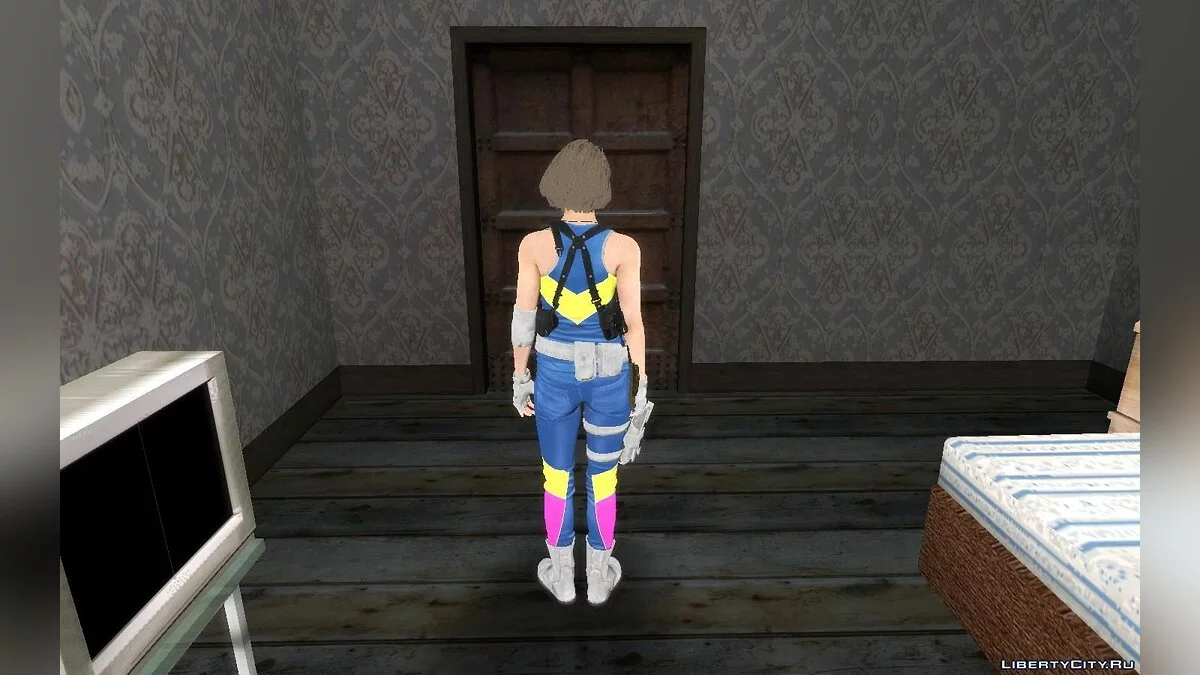 Jill du jeu Resident Evil 3 Remake / GTA San Andreas