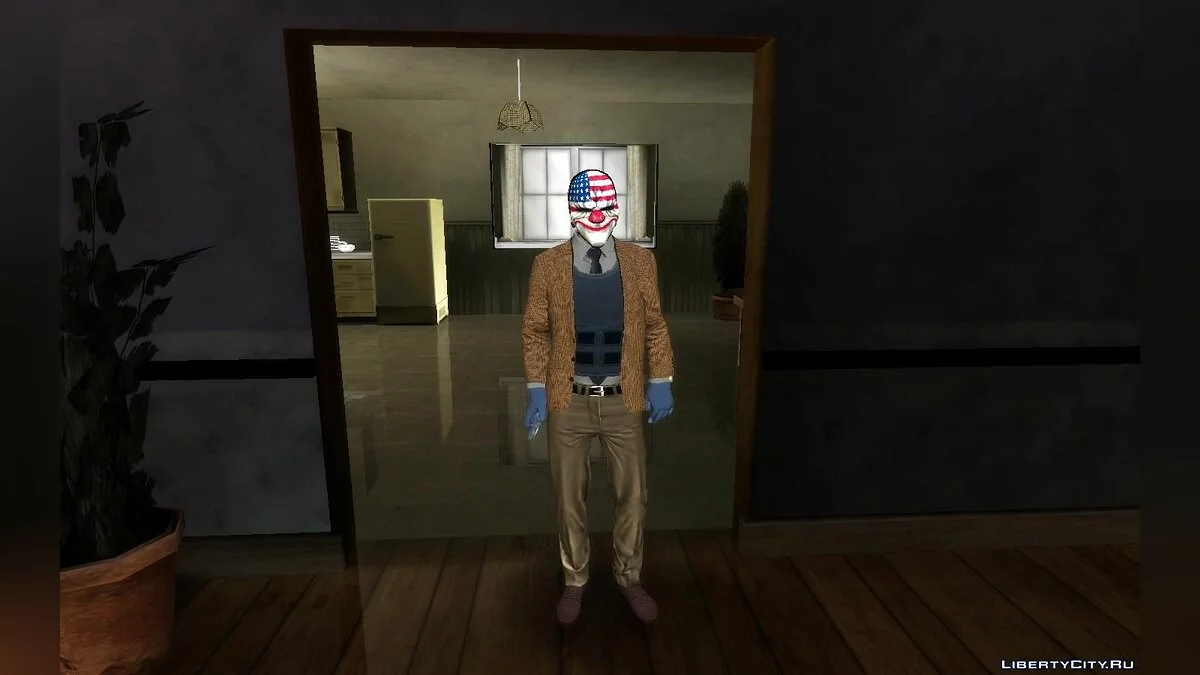 دالاس من PAYDAY 2 (مجموعة جلد HD) / جي تي إيه سان أندرياس
