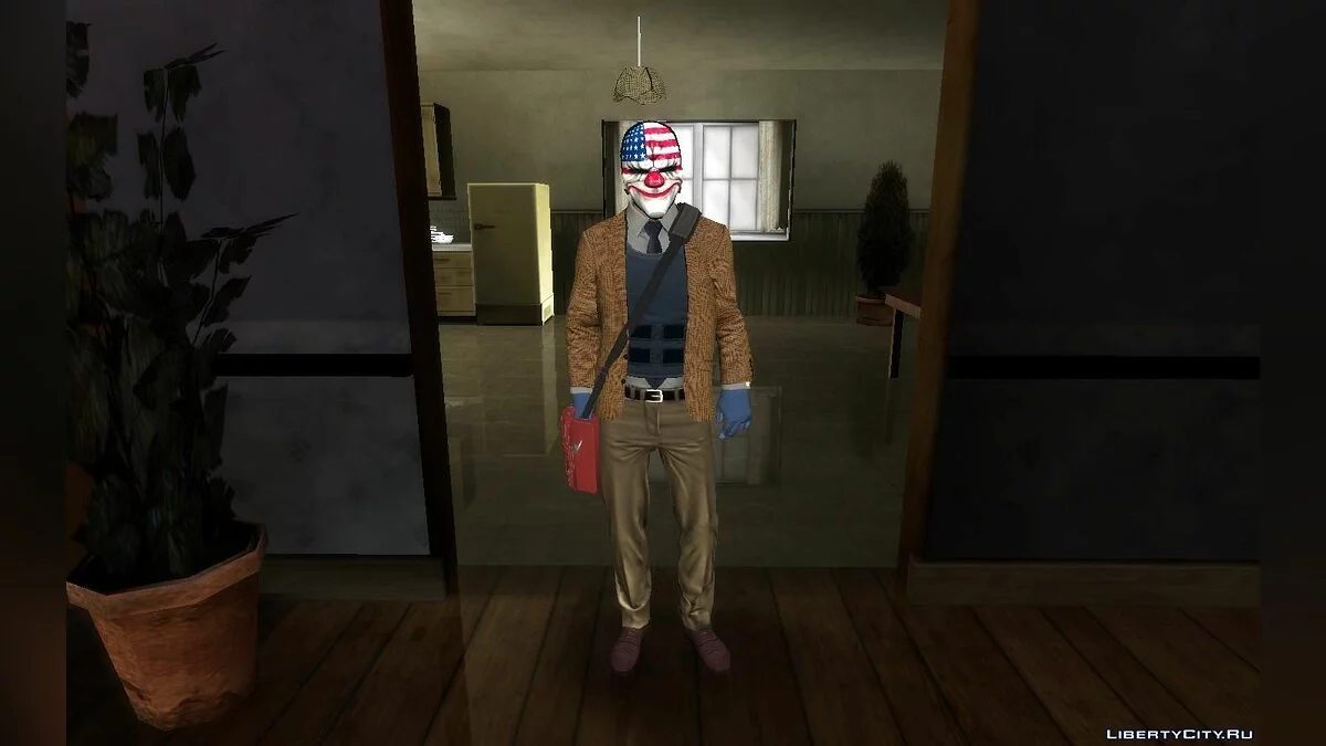 دالاس من PAYDAY 2 (مجموعة جلد HD) / جي تي إيه سان أندرياس