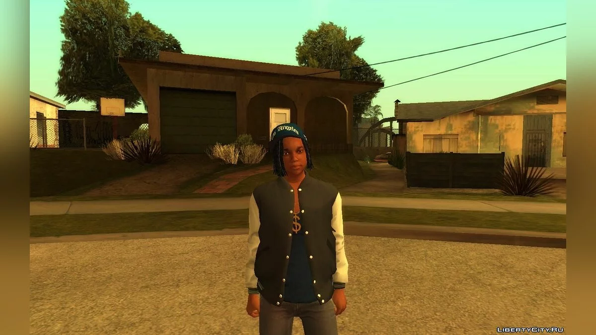 GTA 5 пакет скинів Crips / GTA San Andreas