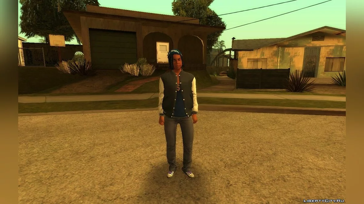 GTA 5 пакет скинів Crips / GTA San Andreas