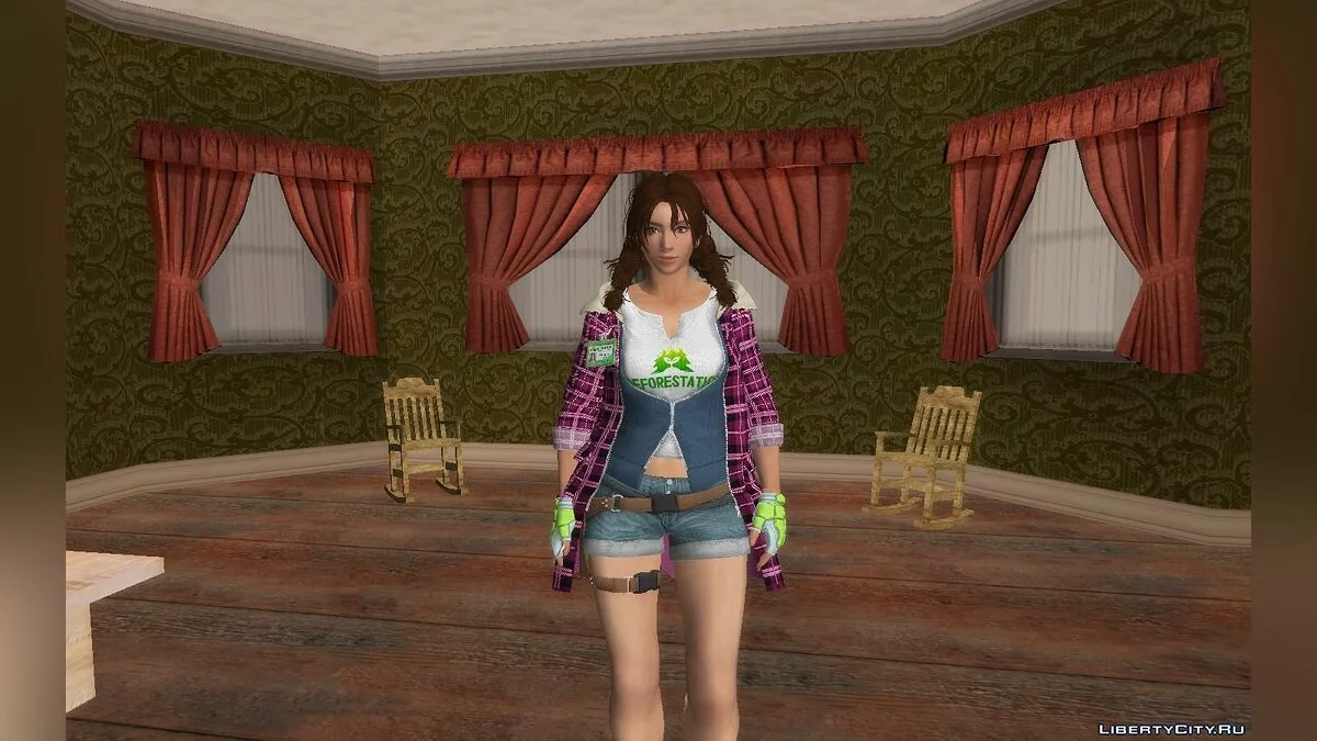 Julia Chang from Tekken 7 / GTA San Andreas