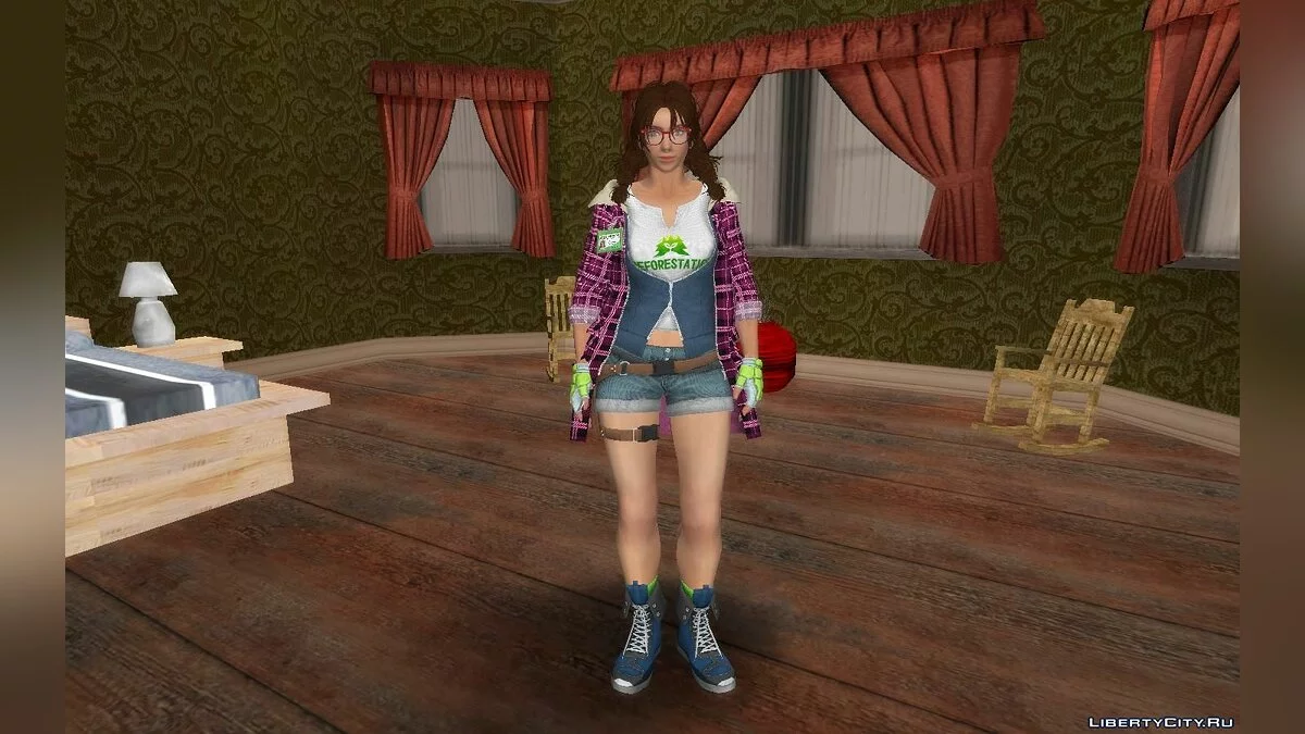 Julia Chang from Tekken 7 / GTA San Andreas