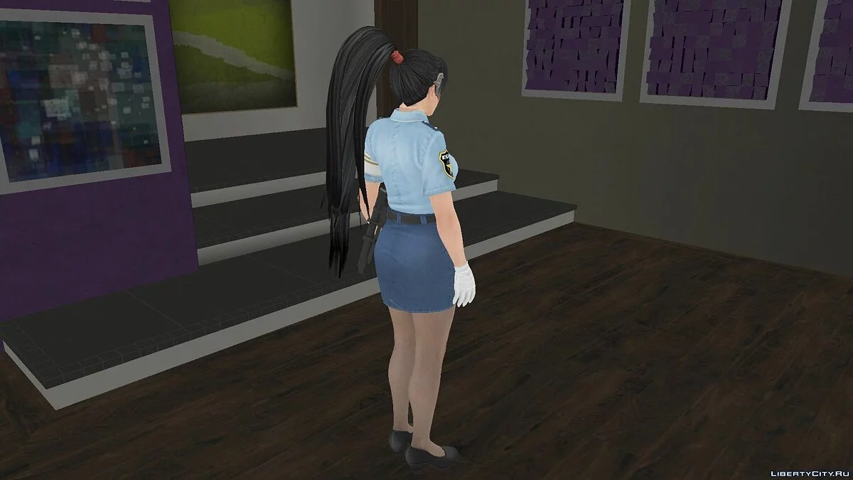 Momiji und Hitomi in Polizeiuniform / GTA San Andreas