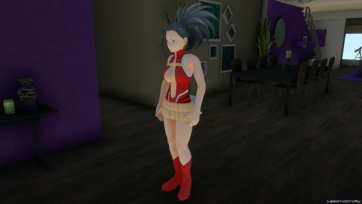 Momo Yaoyorozu de My Hero One's Justice 2 / GTA San Andreas