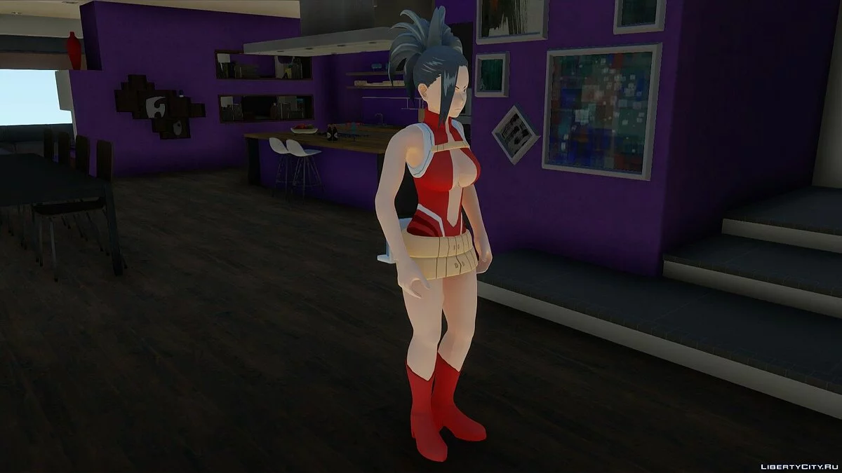 Momo Yaoyorozu de My Hero One's Justice 2 / GTA San Andreas