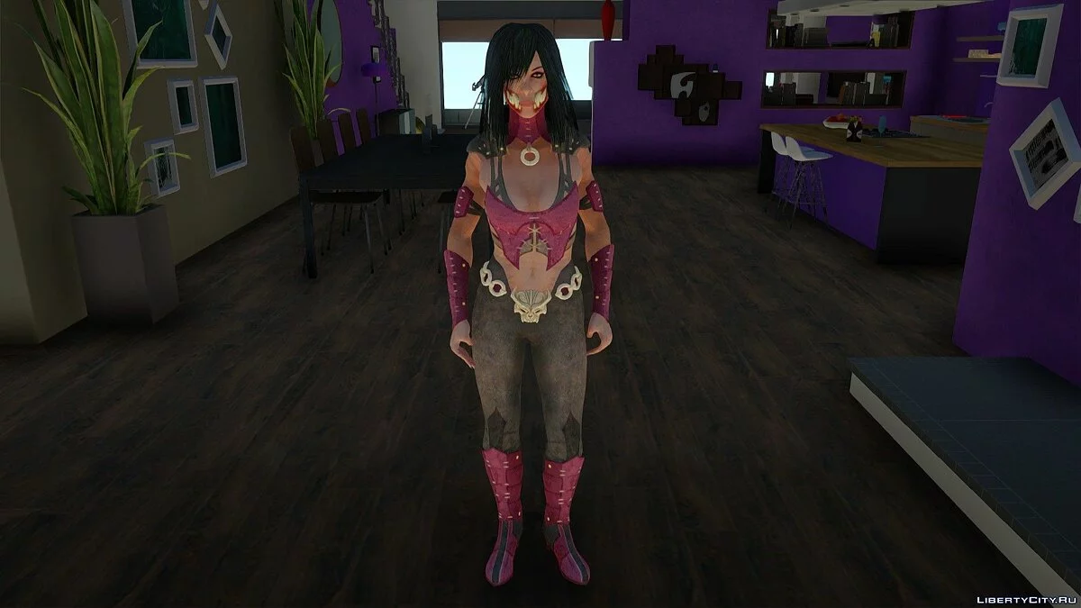 Mileena from Mortal Kombat X / GTA San Andreas