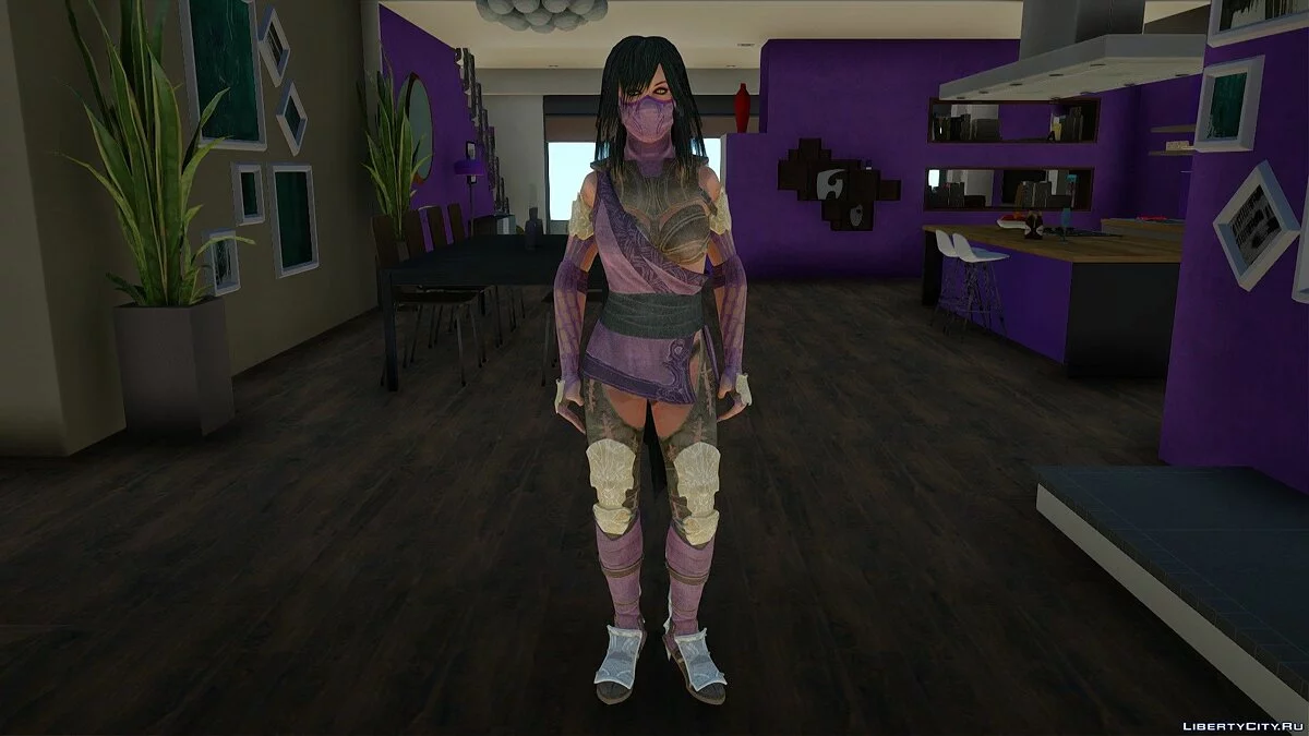 Mileena from Mortal Kombat X / GTA San Andreas