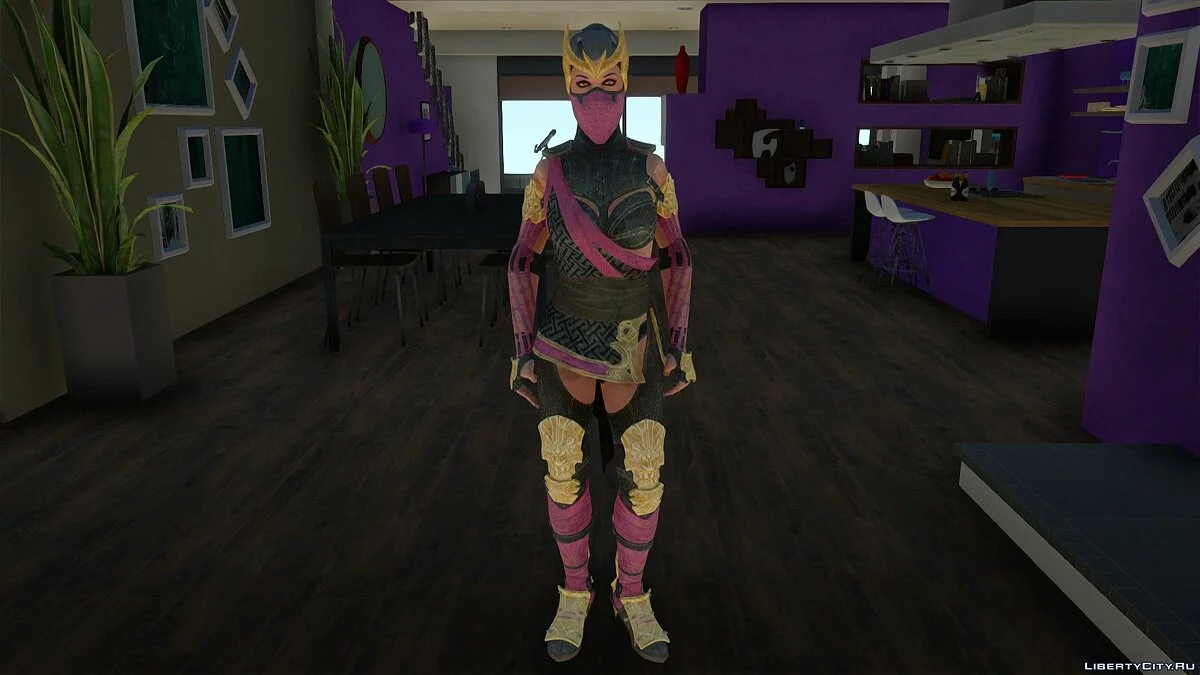 Mileena from Mortal Kombat X / GTA San Andreas