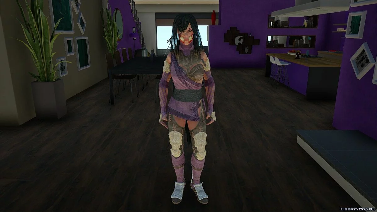 Mileena from Mortal Kombat X / GTA San Andreas