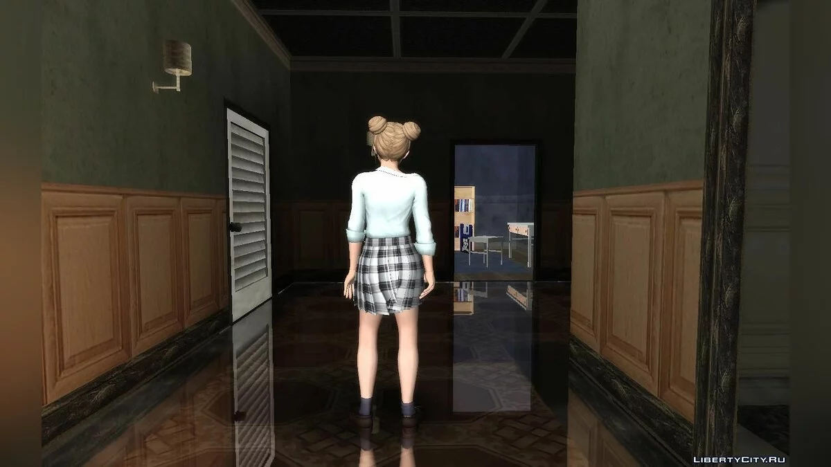 Marie Rose en uniforme escolar de primavera / GTA San Andreas