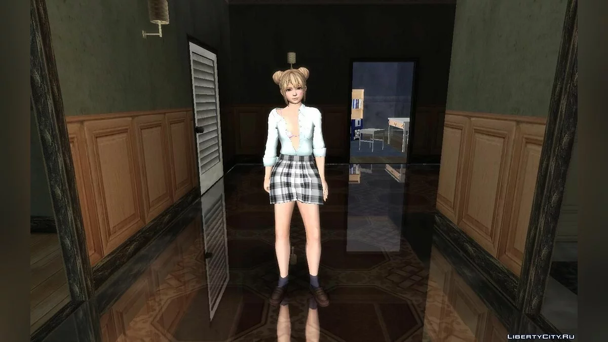 Marie Rose en uniforme escolar de primavera / GTA San Andreas