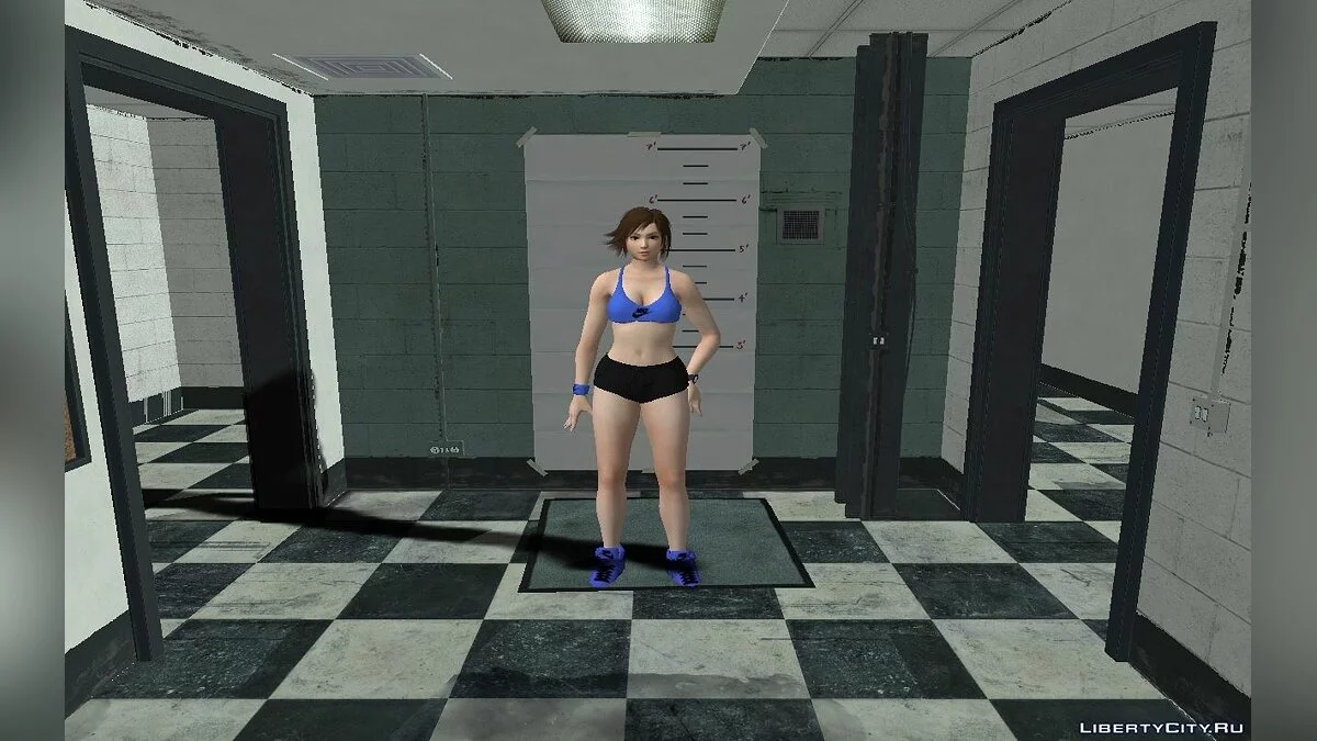 Azuka Kazama from Tekken in the Gym (I'm a Fighter) / GTA San Andreas