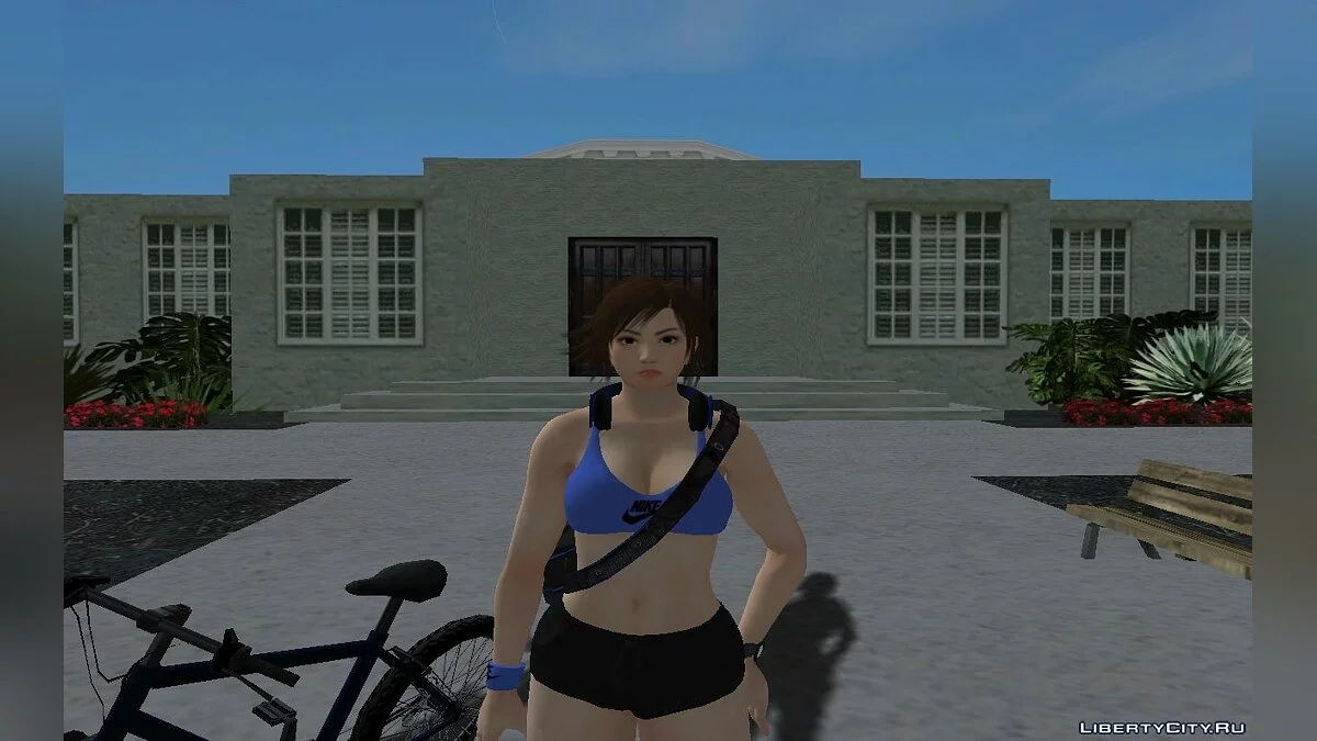 Azuka Kazama from Tekken in the Gym (I'm a Fighter) / GTA San Andreas
