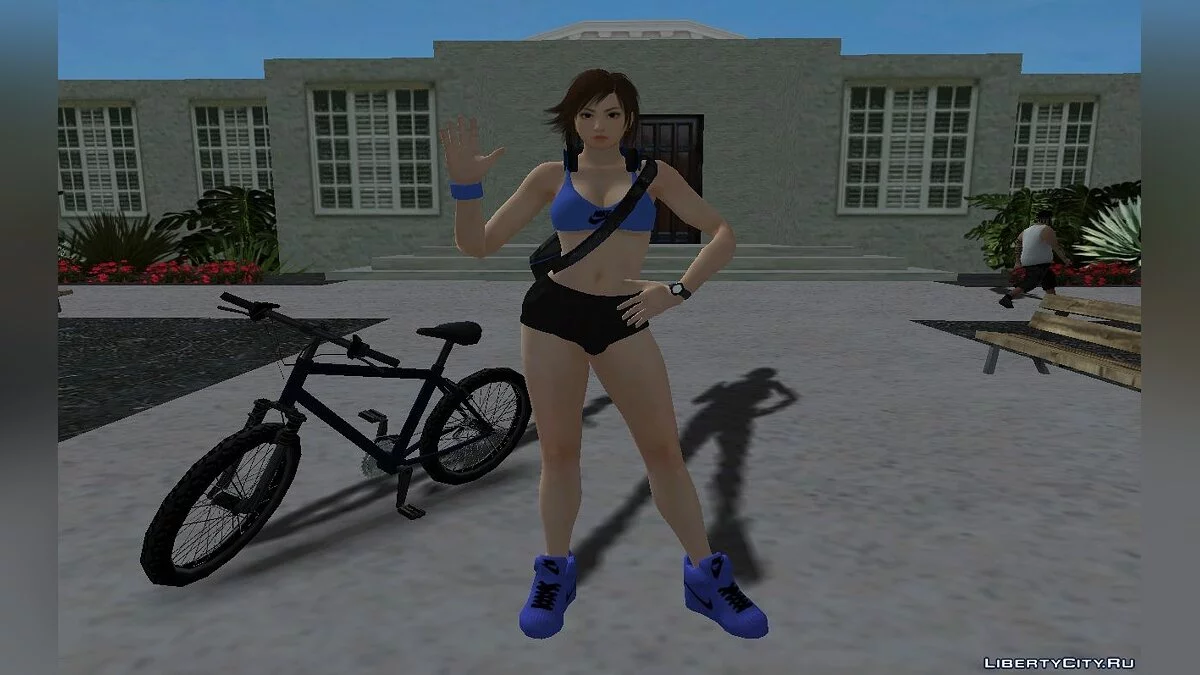 Azuka Kazama from Tekken in the Gym (I'm a Fighter) / GTA San Andreas