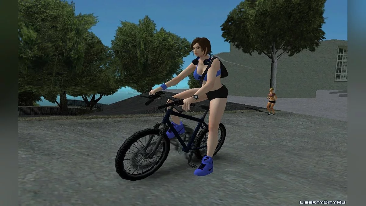 Azuka Kazama from Tekken in the Gym (I'm a Fighter) / GTA San Andreas