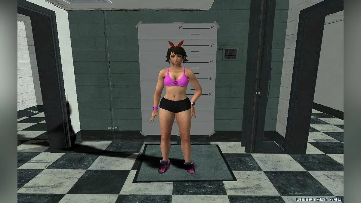 Josie Rizal from Tekken 7 in the Gym (I'm a Fighter) / GTA San Andreas