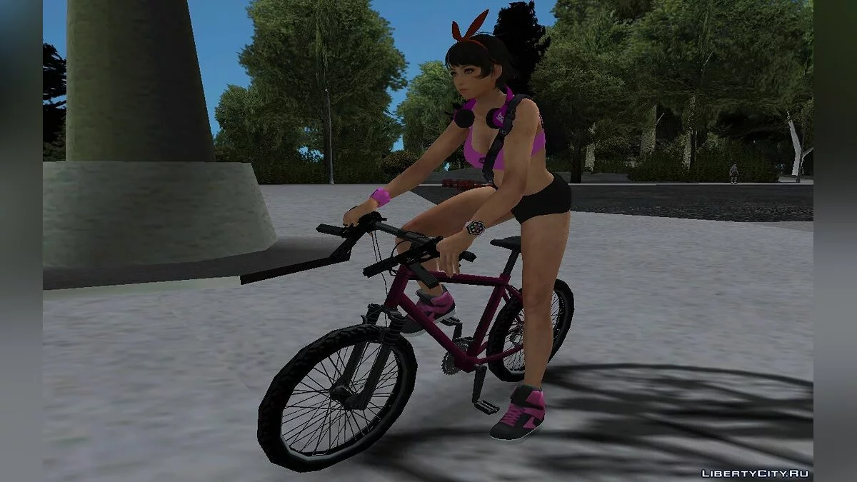 Josie Rizal from Tekken 7 in the Gym (I'm a Fighter) / GTA San Andreas