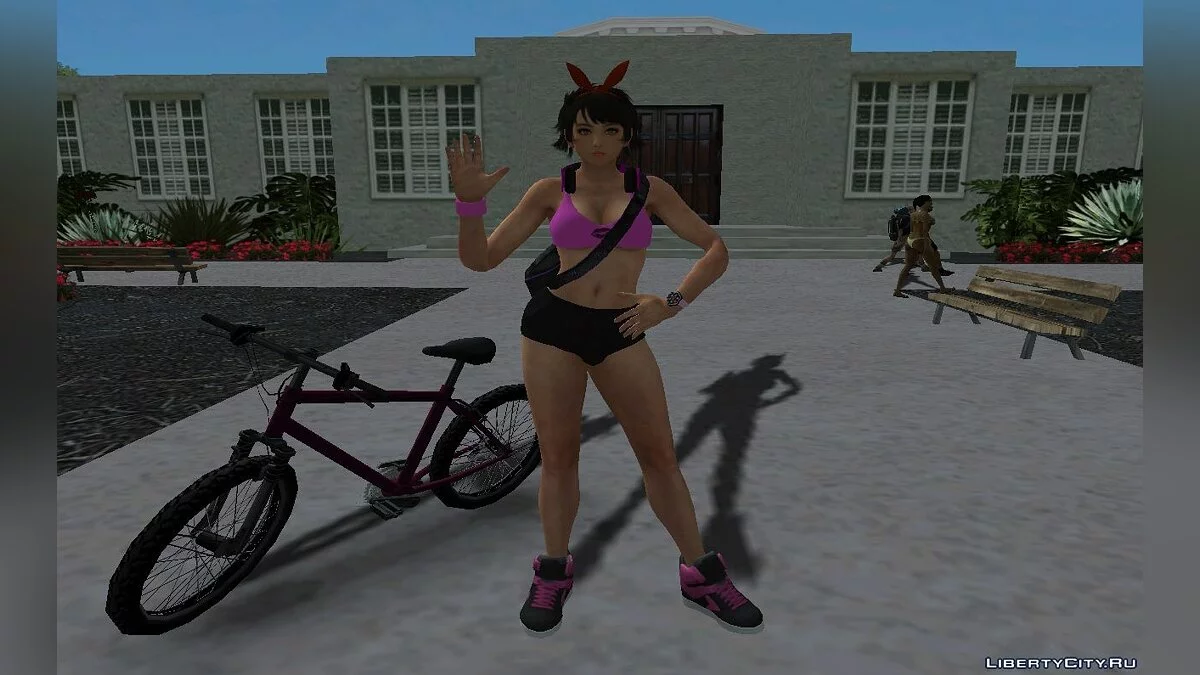 Josie Rizal from Tekken 7 in the Gym (I'm a Fighter) / GTA San Andreas